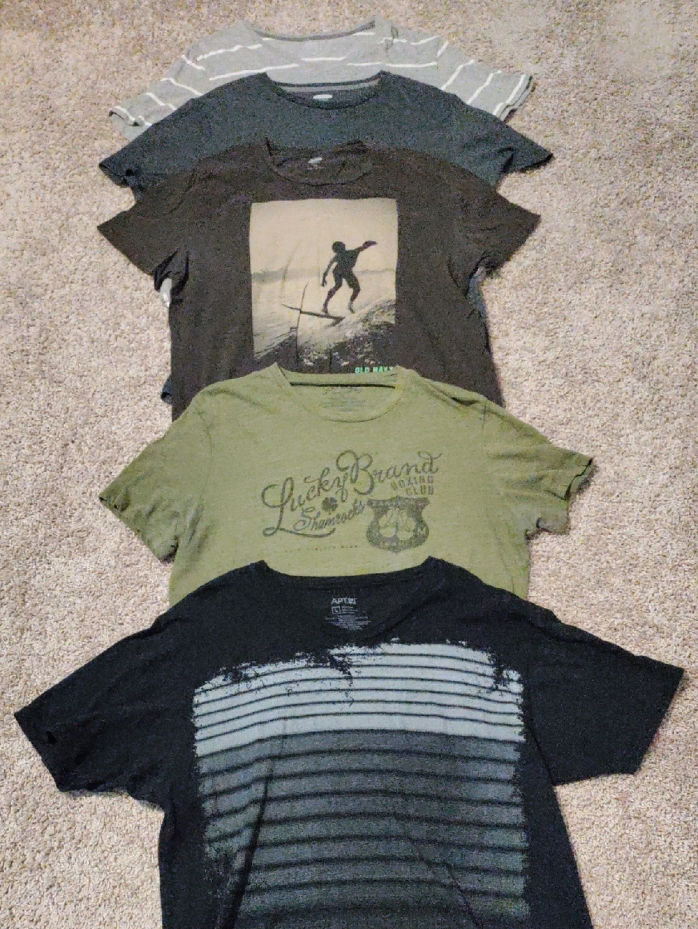 Bundle Of 5 Graphic Tees - Size Large